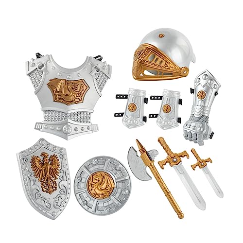 MOKKHNB 1Satz Knight Kostüm für Jungen Teiliges Performance Outfit für Halloween Cosplay und Kostümpartys mit Kompletter für Kreative Rollenspiele von MOKKHNB