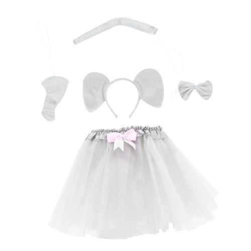 MOKKHNB 1Satz Kostüm Teiliges Zubehör mit Elefantenohren für Outfit für Halloween Themenpartys Kreatives Haarband Stilvolle Requisiten MOKKHNB 1Satz Kostüm Teiliges Zubehör mit Elefantenohren für Outfit für Halloween Themenpartys Kreatives Haarband Stilvolle Requisiten von MOKKHNB