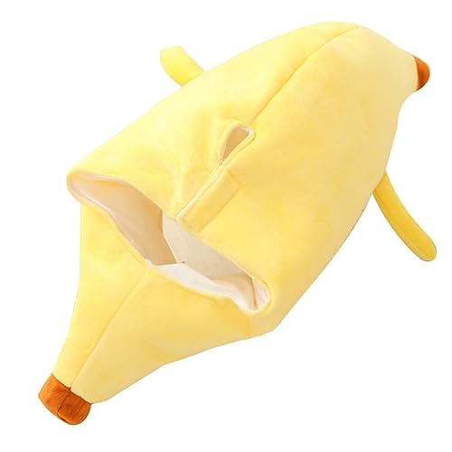 MOKKHNB 1Stück Lustiger Bananenhut für Erwachsene Neuartiger Cosplay Kostümhut Weichem für Partys Karneval Festivals und Aufführungen Einfach Anzuziehen und von MOKKHNB
