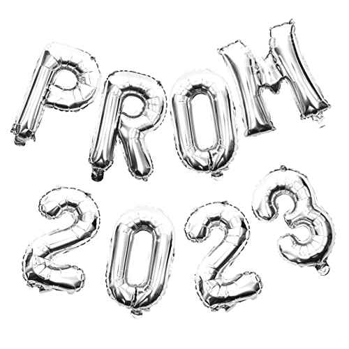 MOKKHNB 2 Sätze Prom Folienballons Abschlussfeier Dekoration Silber Klassenzimmer Party Deko Graduation Ballons für Schulabschluss Feier MOKKHNB 2 Sätze Prom Folienballons Abschlussfeier Dekoration Silber Klassenzimmer Party Deko Graduation Ballons für Schulabschluss Feier von MOKKHNB