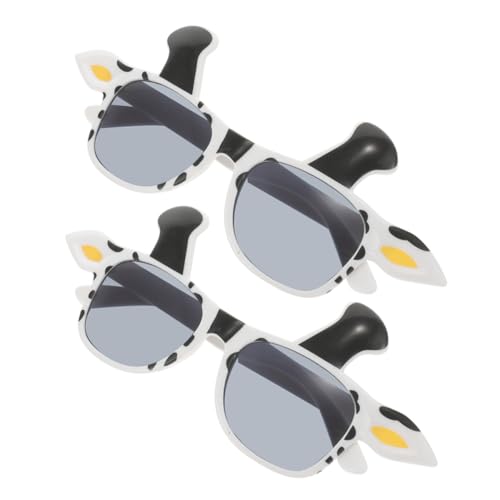 MOKKHNB 2 Stück Lustige Kuh Kostümbrille aus Leichtem Pc Material Bequeme Party Sonnenbrille für Erwachsene Schwarweißes Kuh Design als Foto Requisite und Geburtstagsdeko MOKKHNB 2 Stück Lustige Kuh Kostümbrille aus Leichtem Pc Material Bequeme Party Sonnenbrille für Erwachsene Schwarweißes Kuh Design als Foto Requisite und Geburtstagsdeko von MOKKHNB
