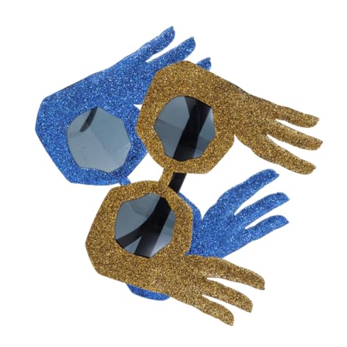 MOKKHNB 2 Stück Ok Sonnenbrille für Männer Frauen Transparente Lustige Brille für Bachelorette Partys Cosplay Requisiten Einzigartige Partyaccessoires von MOKKHNB