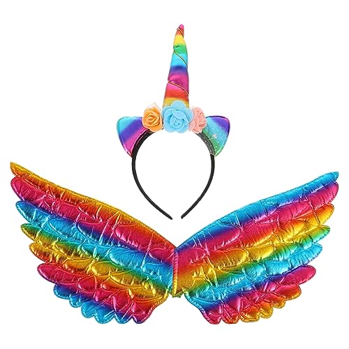 MOKKHNB 2Stücke Haarreifen mit Flügeln Kostüm Accessoires für Partys Karneval Fasching Farbenfrohes Kopfschmuck für Erwachsene MOKKHNB 2Stücke Haarreifen mit Flügeln Kostüm Accessoires für Partys Karneval Fasching Farbenfrohes Kopfschmuck für Erwachsene von MOKKHNB