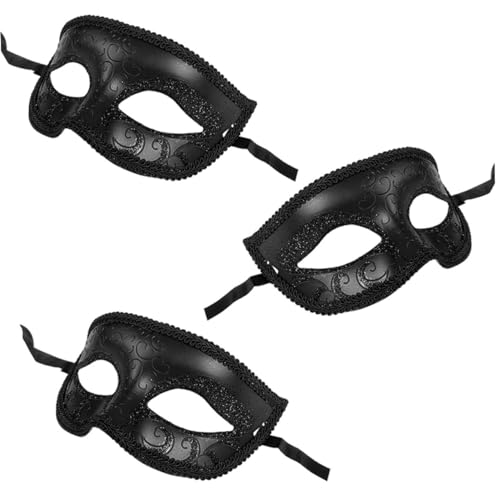 MOKKHNB 3 Stück Stilvolle Cosplay Halbmaske für Maskerade Ball und Halloween Party Augenmaske für Kostüme und Veranstaltungen Geeignet für Erwachsene MOKKHNB 3 Stück Stilvolle Cosplay Halbmaske für Maskerade Ball und Halloween Party Augenmaske für Kostüme und Veranstaltungen Geeignet für Erwachsene von MOKKHNB