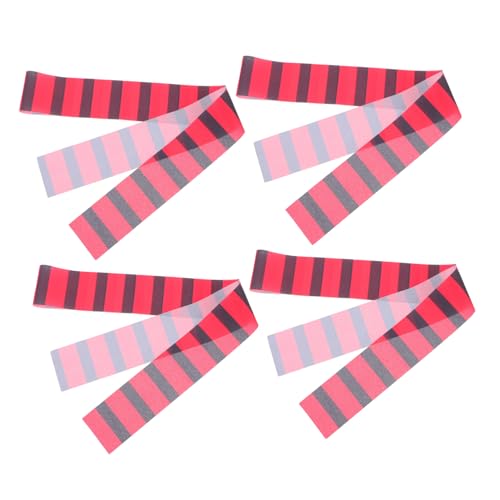 MOKKHNB 4 Stück Piraten Bandana Kopfbedeckung für Rote und Schwarze Streifen Zubehör für Piratenkostüme und Themenpartys Karneval Halloween und Rollenspiele MOKKHNB 4 Stück Piraten Bandana Kopfbedeckung für Rote und Schwarze Streifen Zubehör für Piratenkostüme und Themenpartys Karneval Halloween und Rollenspiele von MOKKHNB