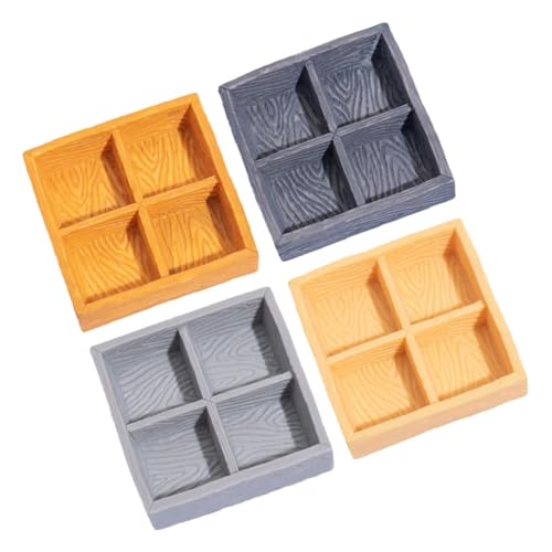 MOKKHNB 4 Stück Teiliges Mikro Landschafts Resin Puppenhaus Aufbewahrungsbox für Süßigkeiten und Nüsse Platte für Sammlungen und Dekorationen MOKKHNB 4 Stück Teiliges Mikro Landschafts Resin Puppenhaus Aufbewahrungsbox für Süßigkeiten und Nüsse Platte für Sammlungen und Dekorationen von MOKKHNB