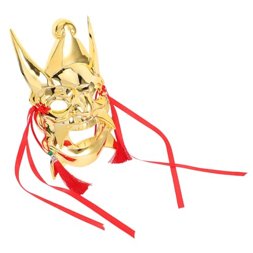 MOKKHNB Drama Maske Handbemalte Maskerade Maske für Halloween Karneval Geburtstagsfeiern Cosplay Theatralische Requisiten Wanddekorationen MOKKHNB Drama Maske Handbemalte Maskerade Maske für Halloween Karneval Geburtstagsfeiern Cosplay Theatralische Requisiten Wanddekorationen von MOKKHNB