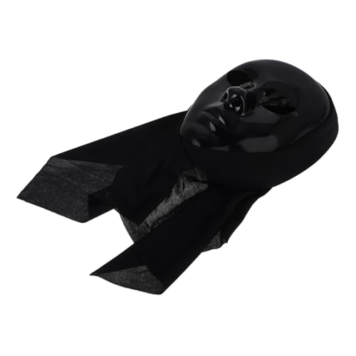 MOKKHNB Schwarze Vollgesichtsmaske für Halloween Party Street Dance und Theater Verstellbar und Unisex Kostümmaske für Männer und Frauen MOKKHNB Schwarze Vollgesichtsmaske für Halloween Party Street Dance und Theater Verstellbar und Unisex Kostümmaske für Männer und Frauen von MOKKHNB