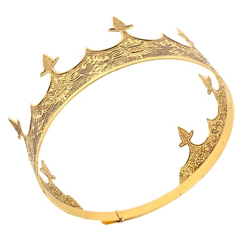 MOKKHNB Stilvolle Männerkrone für Vintage Königliche für Partys Hochzeiten Halloween Besondere Anlässe Funkelndes Design für Perfekten Auftritt MOKKHNB Stilvolle Männerkrone für Vintage Königliche für Partys Hochzeiten Halloween Besondere Anlässe Funkelndes Design für Perfekten Auftritt von MOKKHNB