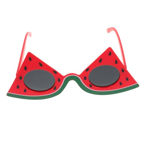 MOKKHNB Wassermelonen Sonnenbrille mit Schwarzem Lustige Partyaccessoires für Strand Foto Requisiten für Sommerveranstaltungen Karneval von MOKKHNB