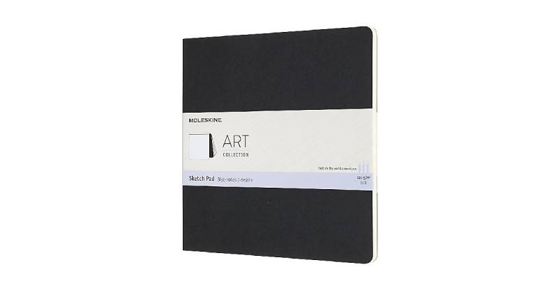 Moleskine Kreativ Notizbücher, Skizzenblock, Quer, 120G-Papier, Kartoneinband, Schwarz von MOLESKINE®