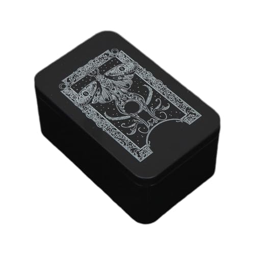MOLKASIA Playings Box Sammelkartenetui Tarots Aufbewahrungsdose Kartenorganisatoren Kartenetui Leere Metall Aufbewahrungsbox für Spiel von MOLKASIA