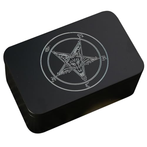 MOLKASIA Rechteckige Aufbewahrungsbox, kleine Aufbewahrungsbox, Organizer, Schmuck, Schlüssel, Behälter, Spielkarten-Box, Tarot-Aufbewahrungsdose von MOLKASIA