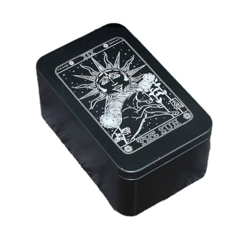 MOLKASIA Spielkartenbox aus Metall, für Spiele, Tarots, Behälter, Aufbewahrungsbox, Verpackungsbox, leer, Süßigkeiten-Aufbewahrungskoffer MOLKASIA Spielkartenbox aus Metall, für Spiele, Tarots, Behälter, Aufbewahrungsbox, Verpackungsbox, leer, Süßigkeiten-Aufbewahrungskoffer von MOLKASIA