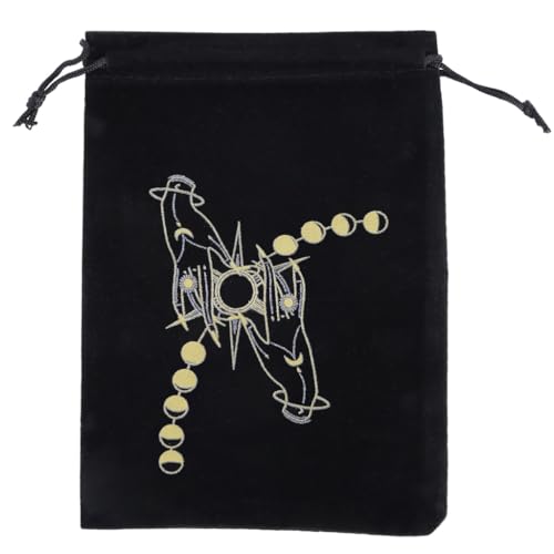 MOLKASIA Tarot-Aufbewahrungstasche, Brettspiel, kleines Kordelzug-Paket, Hexe, Wahrsagung, Kristall-Verpackungsbeutel, Schmuckbeutel MOLKASIA Tarot-Aufbewahrungstasche, Brettspiel, kleines Kordelzug-Paket, Hexe, Wahrsagung, Kristall-Verpackungsbeutel, Schmuckbeutel von MOLKASIA