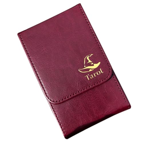 MOLKASIA Tarotkartenhalter aus PU-Leder für Koffer, Container-Sammlung, große Kapazität, Tarot-Box, Brettspiel-Hülle, Tarotkartenhalter MOLKASIA Tarotkartenhalter aus PU-Leder für Koffer, Container-Sammlung, große Kapazität, Tarot-Box, Brettspiel-Hülle, Tarotkartenhalter von MOLKASIA