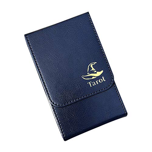 MOLKASIA Tarotkartenhalter aus PU-Leder für Koffer, Container-Sammlung, große Kapazität, Tarot-Box, Brettspiel-Hülle, Tarotkartenhalter MOLKASIA Tarotkartenhalter aus PU-Leder für Koffer, Container-Sammlung, große Kapazität, Tarot-Box, Brettspiel-Hülle, Tarotkartenhalter von MOLKASIA