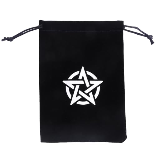 MOLKASIA Tasche für Brettspiele, mit Kordelzug, Tarotkarte, Samt, Schmuckbeutel, Orakel, Karten-Organizer, Hexerei-Zubehör MOLKASIA Tasche für Brettspiele, mit Kordelzug, Tarotkarte, Samt, Schmuckbeutel, Orakel, Karten-Organizer, Hexerei-Zubehör von MOLKASIA