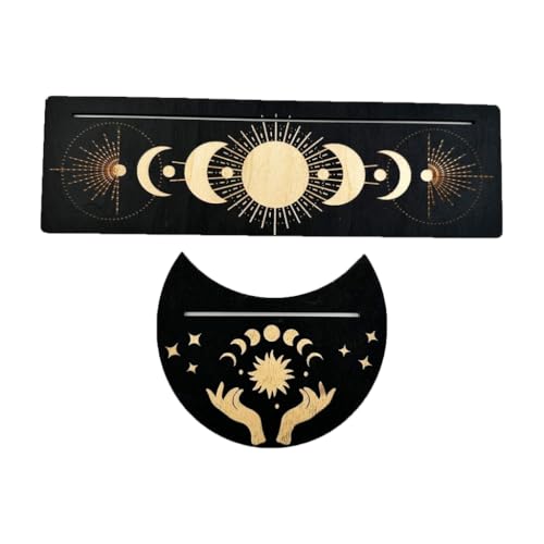 MOLKASIA Witch Divinations Tarots Display Base Moon Phasen Tarotständer Halter Supplies Holz Ständer Halter MOLKASIA Witch Divinations Tarots Display Base Moon Phasen Tarotständer Halter Supplies Holz Ständer Halter von MOLKASIA
