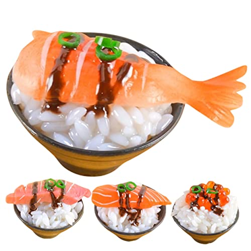 4 Stück Simulierter Sushi-Reis Wasserschale Aus Reispapier Reis Schimmel Gefälschtes Essen Künstliches Sushi-Sashimi-Modell Sushi Gehen Sushi-zubereitungsset Spielküchenzubehör PVC MOLUCKFU 4 Stück Simulierter Sushi-Reis Wasserschale Aus Reispapier Reis Schimmel Gefälschtes Essen Künstliches Sushi-Sashimi-Modell Sushi Gehen Sushi-zubereitungsset Spielküchenzubehör PVC MOLUCKFU von MOLUCKFU