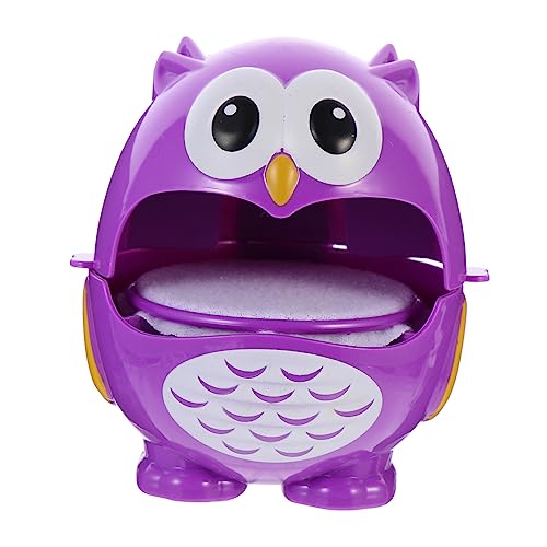 Blasenmacher kinderspielzeug kinderbadewanne Toys Bubble Maker Foam Maker Seifenblasenmaschine Cartoon-Blasenhersteller Seifenblasen- Blase Plastik Violett MOLUCKFU von MOLUCKFU