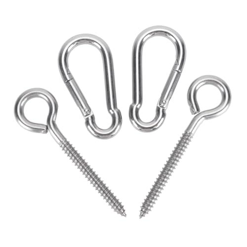 MOLUCKFU 1 Hängemattenzubehör Aufhängehaken Für Schaukeln Schaukel-hängeset Schaukelhaken Haken Zum Aufhängen Von Girlanden Robuster Kleiderbügelständer Silver Rostfreier Stahl MOLUCKFU 1 Hängemattenzubehör Aufhängehaken Für Schaukeln Schaukel-hängeset Schaukelhaken Haken Zum Aufhängen Von Girlanden Robuster Kleiderbügelständer Silver Rostfreier Stahl von MOLUCKFU