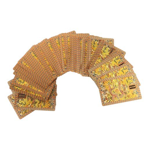 MOLUCKFU Folien-pokerkarten 1 Packung Drachen-Illustration Kartenspiel-zubehör von MOLUCKFU