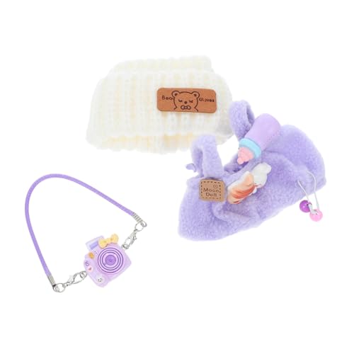 MOLUCKFU 1 Puppen-ankleideset: Plüschpuppenjacke Und -Hose, Süße Puppenkleidung Für Rollenspiele, Sammeln Und Fotografie-Requisiten MOLUCKFU 1 Puppen-ankleideset: Plüschpuppenjacke Und -Hose, Süße Puppenkleidung Für Rollenspiele, Sammeln Und Fotografie-Requisiten von MOLUCKFU