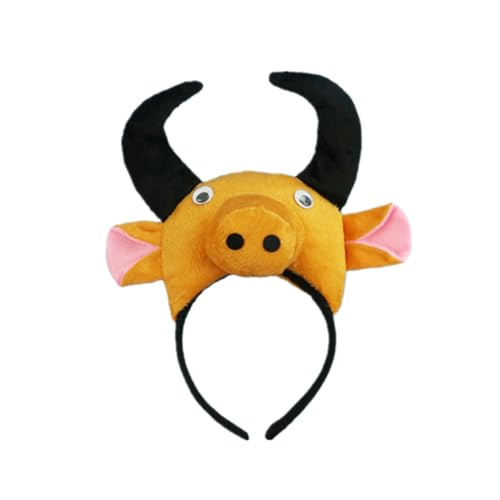 MOLUCKFU Tier-stirnband-set 5-teilig Für Kinder Cosplay Ochsenkostüme Party-zubehör Für Jungen Und Mädchen Modenschau Kopfbedeckungsmaterial MOLUCKFU Tier-stirnband-set 5-teilig Für Kinder Cosplay Ochsenkostüme Party-zubehör Für Jungen Und Mädchen Modenschau Kopfbedeckungsmaterial von MOLUCKFU