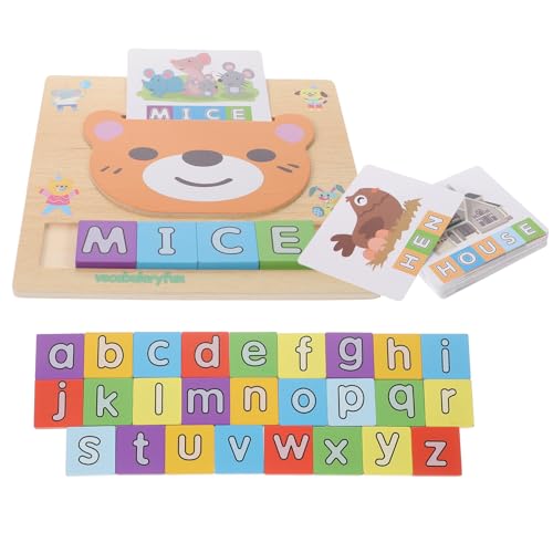 MOLUCKFU Lernpuzzles Mit Buchstaben Und Passendem Alphabet Für Mädchen Spielzeug Für Kleinkinder Von 1–3 Jahren von MOLUCKFU