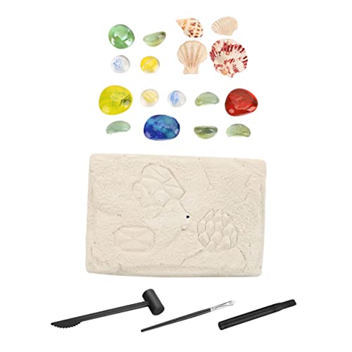MOLUCKFU 1 Satz Archäologisches Fossiles Edelstein- Praktisches Archäologisches Archäologiespielzeug Für Graben Kinderspielzeug Gips von MOLUCKFU