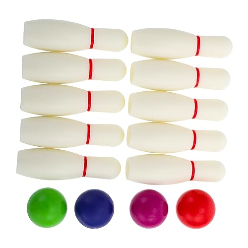 MOLUCKFU 1 Satz Bowling Freizeitspielzeug Desktop Sport pädagogisches Lustiges Lernspielzeug Indoor- für Harz MOLUCKFU 1 Satz Bowling Freizeitspielzeug Desktop Sport pädagogisches Lustiges Lernspielzeug Indoor- für Harz von MOLUCKFU