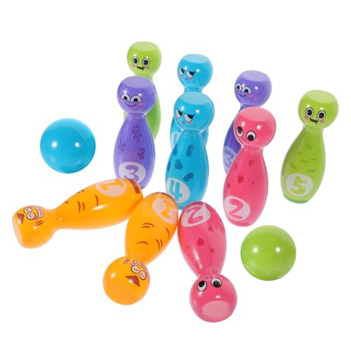 MOLUCKFU 1 Satz Bowling Set für Kleinkinder Teiliges Spielset für Drinnen und Draußen Fördert Motorische Fähigkeiten Sicher MOLUCKFU 1 Satz Bowling Set für Kleinkinder Teiliges Spielset für Drinnen und Draußen Fördert Motorische Fähigkeiten Sicher von MOLUCKFU