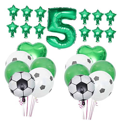 MOLUCKFU Fußballballons Satz Für Partydeko Stretchbare Fußball Luftballons Für Geburtstagsfeier Sportthema Dekoration MOLUCKFU Fußballballons Satz Für Partydeko Stretchbare Fußball Luftballons Für Geburtstagsfeier Sportthema Dekoration von MOLUCKFU