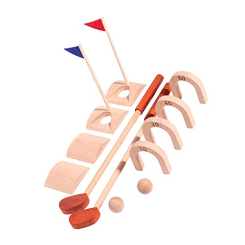 MOLUCKFU 1 Satz Golfspielzeug Golfsport- Interaktive Sportrequisiten Vorschulspiele Interaktives Für Golf Passt Sportliches Hölzern MOLUCKFU 1 Satz Golfspielzeug Golfsport- Interaktive Sportrequisiten Vorschulspiele Interaktives Für Golf Passt Sportliches Hölzern von MOLUCKFU