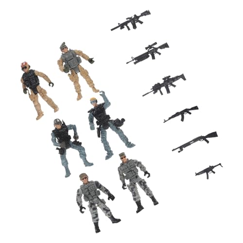 MOLUCKFU 1 Satz Militärsoldatenmodell Miniaturmenschen Tischdekorationen Aus Sand Realistische Menschenfigur Mikro-landschaftsdekore Soldatenformen Minifigur Personenfigur Plastik MOLUCKFU 1 Satz Militärsoldatenmodell Miniaturmenschen Tischdekorationen Aus Sand Realistische Menschenfigur Mikro-landschaftsdekore Soldatenformen Minifigur Personenfigur Plastik von MOLUCKFU