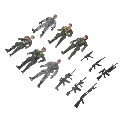 MOLUCKFU 1 Satz Militärsoldatenmodell Soldaten-actionfiguren Sandtisch Miniaturmenschen Personenfigur Mini-People-Modelle Menschenfiguren Zur Dekoration Layout-Figuren Minifigur Plastik von MOLUCKFU