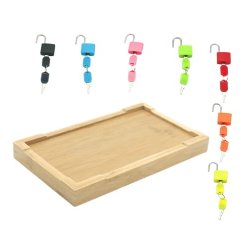 MOLUCKFU 1 Satz Montessori Lehrmittel für kinderspielzeug Safe Toy spielzeuge passendes Schlüsselspielzeug für Kleinkinder passendes Spielschloss- Plastik MOLUCKFU 1 Satz Montessori Lehrmittel für kinderspielzeug Safe Toy spielzeuge passendes Schlüsselspielzeug für Kleinkinder passendes Spielschloss- Plastik von MOLUCKFU