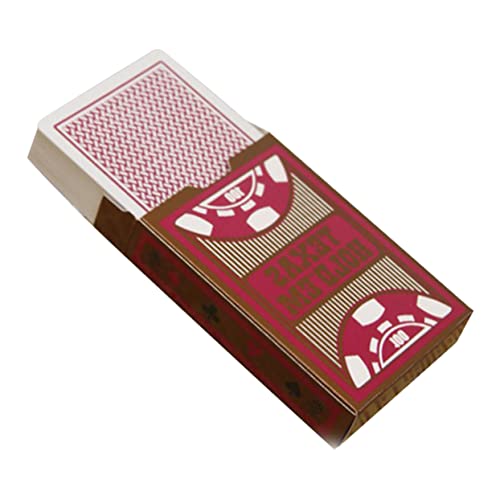 MOLUCKFU 1 Set Poker Set PVC Spielkarten Große Kunststoff Stapel Karte Spiel Für Bar Party von MOLUCKFU