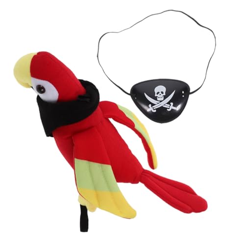 MOLUCKFU 1 Satz Piraten-Rollenspiel Schulterpapagei Papagei gefüllt Kostüm Halloween Costume Halloween Kleidung Künstliches Vogelmodell realistische papageienverzierungen PP Baumwolle MOLUCKFU 1 Satz Piraten-Rollenspiel Schulterpapagei Papagei gefüllt Kostüm Halloween Costume Halloween Kleidung Künstliches Vogelmodell realistische papageienverzierungen PP Baumwolle von MOLUCKFU