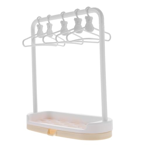 MOLUCKFU 1 Satz Puppenaufhänger kleiderständer Puppenzubehör Kleiderbügel für Babys Doll Steht für Puppen Kleiderbügel für Puppenhosen kleine Aufhänger Kleiderbügel für Hemden Plastik MOLUCKFU 1 Satz Puppenaufhänger kleiderständer Puppenzubehör Kleiderbügel für Babys Doll Steht für Puppen Kleiderbügel für Puppenhosen kleine Aufhänger Kleiderbügel für Hemden Plastik von MOLUCKFU