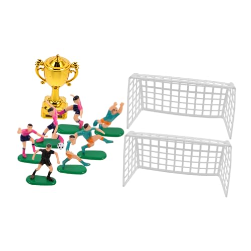 MOLUCKFU Miniatur-trophäe Für Puppenhaus Kleiner Fußballspieler Aus Kunststoff Mini-fußball Für Fußballdekorationen Miniatur-fußballspieler-Spielzeug MOLUCKFU Miniatur-trophäe Für Puppenhaus Kleiner Fußballspieler Aus Kunststoff Mini-fußball Für Fußballdekorationen Miniatur-fußballspieler-Spielzeug von MOLUCKFU
