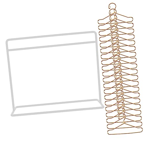 MOLUCKFU 1 Satz Puppenkleiderständer mit Kleinen Kleiderbügeln für Puppenoutfits Praktischer Kleiderhalter für Puppenmöbel und Spielzeugzimmer Teiliges MOLUCKFU 1 Satz Puppenkleiderständer mit Kleinen Kleiderbügeln für Puppenoutfits Praktischer Kleiderhalter für Puppenmöbel und Spielzeugzimmer Teiliges von MOLUCKFU