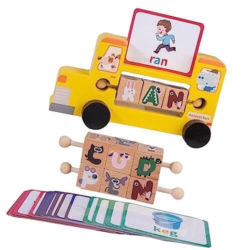 MOLUCKFU 1 Satz Puzzle Lernen Passendes Buchstabenspielzeug Aus Holz Lernspielzeug Für Englische Wörter Lernen Blöcke Kindererziehungsspielzeug Yellow Papier MOLUCKFU 1 Satz Puzzle Lernen Passendes Buchstabenspielzeug Aus Holz Lernspielzeug Für Englische Wörter Lernen Blöcke Kindererziehungsspielzeug Yellow Papier von MOLUCKFU