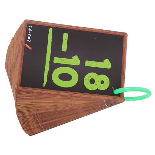 MOLUCKFU 1 Satz Studienkarte Liste Kleinkinder Mathe-lernwerkzeuge Für Lernmaterialien Lernspielzeug Für Subtraktions-Flash-Karten Bildungskarten Mathe-lernkarte Papier MOLUCKFU 1 Satz Studienkarte Liste Kleinkinder Mathe-lernwerkzeuge Für Lernmaterialien Lernspielzeug Für Subtraktions-Flash-Karten Bildungskarten Mathe-lernkarte Papier von MOLUCKFU
