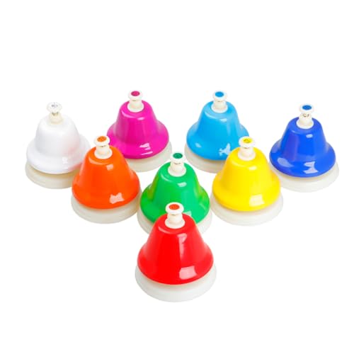 MOLUCKFU 1 Satz Teilige Farbige Handglocken für Musikinstrument Farberkennung und Praktischen Fähigkeiten für Spielgruppen und Unterricht MOLUCKFU 1 Satz Teilige Farbige Handglocken für Musikinstrument Farberkennung und Praktischen Fähigkeiten für Spielgruppen und Unterricht von MOLUCKFU