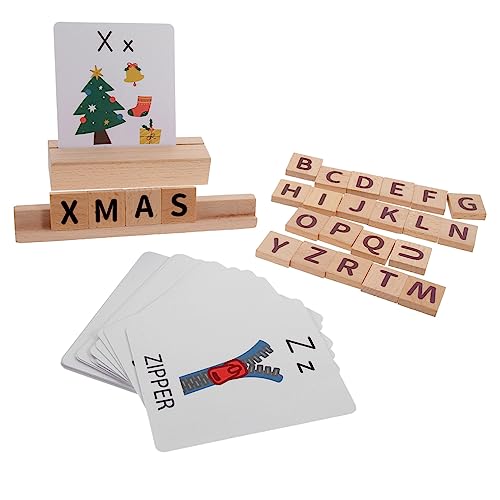 MOLUCKFU 1 Satz gedächtnisspiel für Toys Englisch Lernen Puzzle Educational Toys Lernen kinderbrief Lernen blöcke hölzern MOLUCKFU 1 Satz gedächtnisspiel für Toys Englisch Lernen Puzzle Educational Toys Lernen kinderbrief Lernen blöcke hölzern von MOLUCKFU