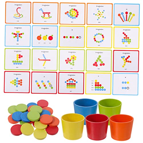 MOLUCKFU 1 Set Farberkennungsspielzeug Kinderspielzeug Farbsortierspielzeug Kleinkind Farbsortierbecher Kleinkindspielzeug Kleinkind Farberkennung Sortierbecher Kleinkind von MOLUCKFU