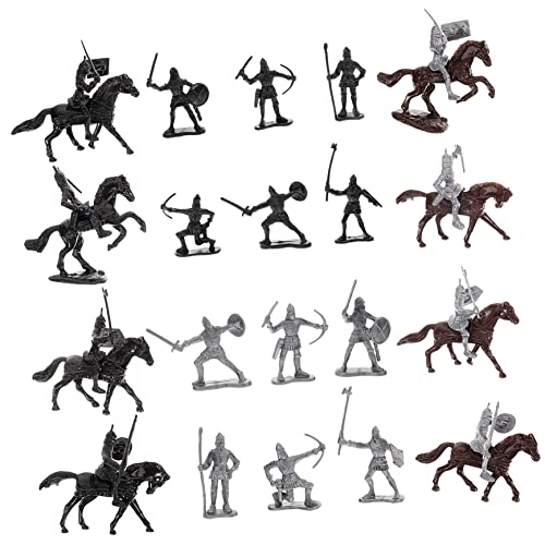 MOLUCKFU 1 Set Kavalleriepferdmodell, Plastiksoldaten, Miniatursoldatenfiguren, Miniaturmenschen, Winzige Menschen, Soldaten Actionfiguren, Personenfigur, Sandkastenminiaturen, Minifigur MOLUCKFU 1 Set Kavalleriepferdmodell, Plastiksoldaten, Miniatursoldatenfiguren, Miniaturmenschen, Winzige Menschen, Soldaten Actionfiguren, Personenfigur, Sandkastenminiaturen, Minifigur von MOLUCKFU
