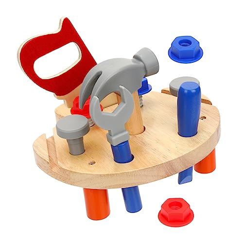 MOLUCKFU 1 Set Kinder Reparaturwerkzeuge Farbenfrohe Spiel Workbench Kinder Frühes Bildungsspielzeug von MOLUCKFU